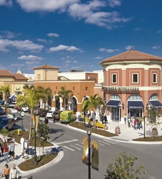 A shopping center in Estero, FL